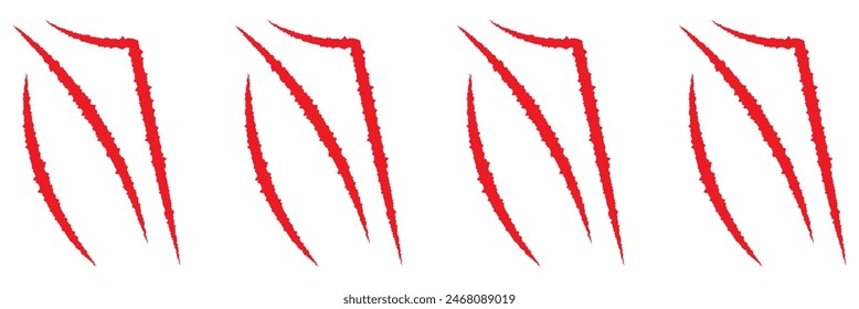 Claws scratching illustration Vector Design