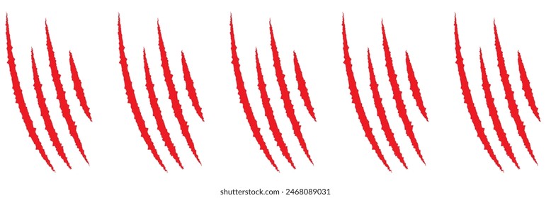 Claws scratching illustration Vector Design