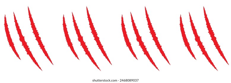 Claws scratching illustration Vector Design
