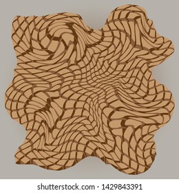 Clay. Abstract background. Noise structure with cubes. Vector image
