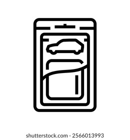 clay bar car care line icon vector. clay bar car care sign. isolated contour symbol black illustration