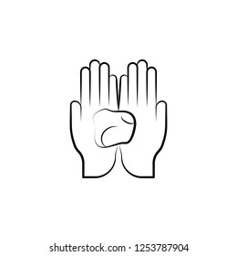 Clay crafting icon. Element of art and craft icon. Thin line icon for website design and development, app development. Premium icon