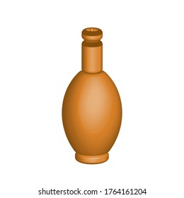 
clay flower pot 3D vintage vector clip art is the graphic arts,refers to pre-made images used to illustrate any medium. 