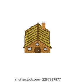 clay house for mobile and computer games. Created in 2d and pixel art format