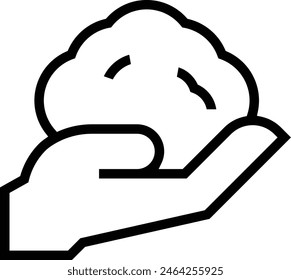 clay icon. Thin linear style design isolated on white background