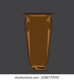 clay jar icon flat style jar shape