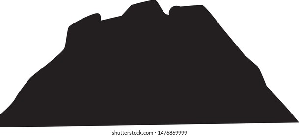 Clay map in the State of North Carolina