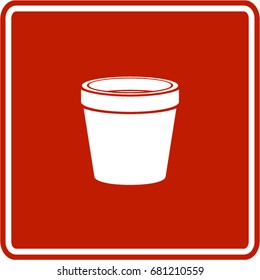 Tonpflanzenschild