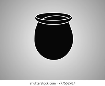 clay pot, icon