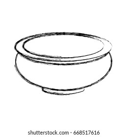 Clay pot isolated