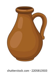 clay pot product isolated icon