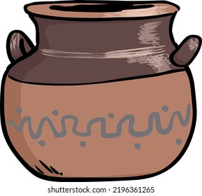 Clay Pot From Traditional Latin American Cuisine