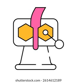 clay rolling machine line icon vector. clay rolling machine sign. isolated symbol illustration
