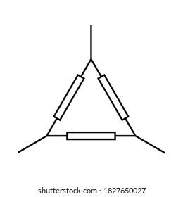 Tondreieck-Symbol, Vektorgrafik