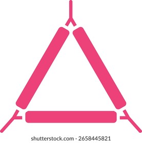 Clay Triangle vector icon. Can be used for printing, mobile and web applications.