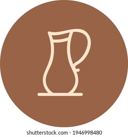 Cocina de vinos de arcilla, ilustración, vector sobre fondo blanco