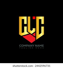 CLC letter logo abstract design. CLC unique design. CLC.
