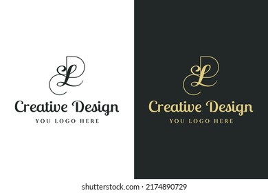 diseño del logotipo de la letra Cdl de CLD