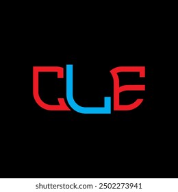 CLE logo design, CLE simple and modern logo. CLE luxurious alphabet design  