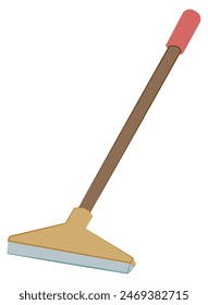 Cleaing mop isolated on white background