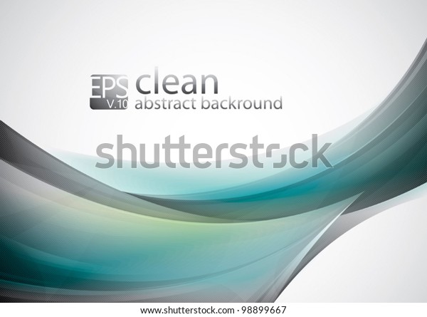 Clean Abstract Background Each Object Well Stock Vector (Royalty Free ...