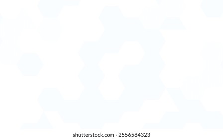 clean abstract background with a repeating hexagonal pattern in soft white and blue tones, evoking a modern and futuristic vibe