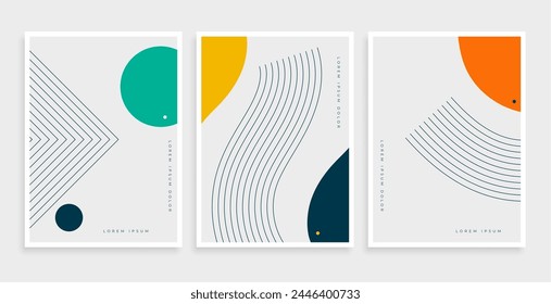 limpio abstracto boho póster contemporáneo para el Vector táctil escandinavo