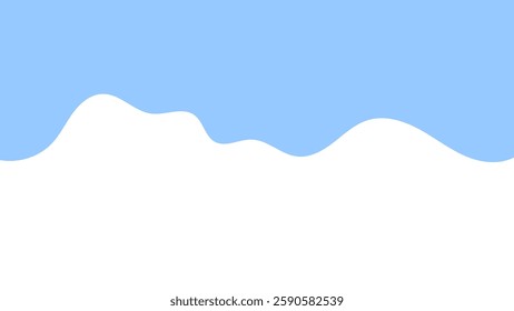 A clean abstract design featuring smooth blue and white waves, perfect for headers, banners, or modern minimalist visuals.