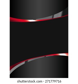 Clean abstract hi-tech background design with glossy elements. No transparencies, only gradients used