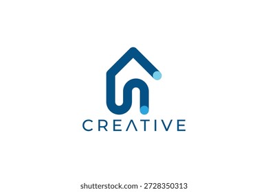 Diseño Abstractas limpio del logotipo del hogar para la marca de bienes raíces y propiedades