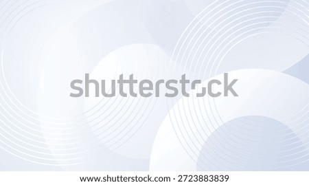 Clean abstract light blue and white background featuring overlapping translucent circles and wavy lines, ideal for modern technology presentations or corporate branding