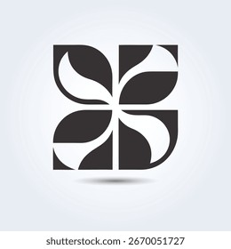 Clean abstract logo template art design