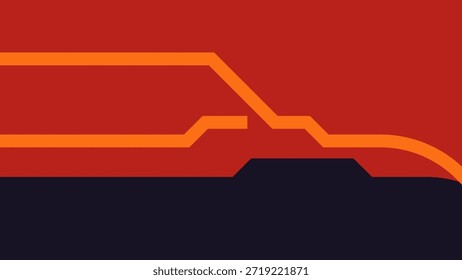 Movimiento abstracto limpio que forma ritmo suave a través de fondos digitales