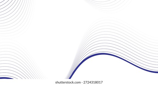 Fondo de onda abstracto limpio con líneas fluidas en capas en gradiente púrpura y magenta, adecuado para proyectos corporativos, tecnológicos y creativos. ilustración de Vector. eps10.