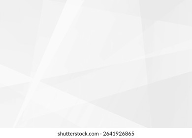 Clean abstract white background with soft grey polygonal shapes. Minimal modern style for corporate design, business flyers, web headers or presentations. EPS10 vector.
