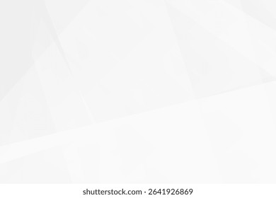 Clean abstract white background with soft grey polygonal shapes. Minimal modern style for corporate design, business flyers, web headers or presentations. EPS10 vector.
