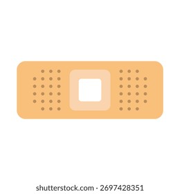 Símbolo de vetor de bandagem adesiva limpa para design médico. Ilustração de vetor. 