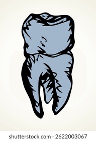 Limpar adulto boca oral cúspide esquema de layout elemento definir o espaço de texto pano de fundo. Contorno preto mão desenhada pessoas tratar logotipo pictograma desenho conceito de diagrama de emblema. Retrô arte desenho linha close up view