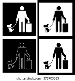 Clean up after your dog.
Ecological cleanliness of the environment, taking care of pets.