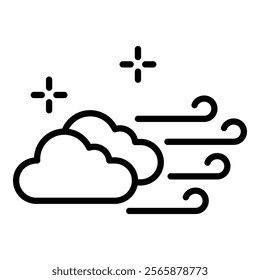 Clean Air Icon Element For Design