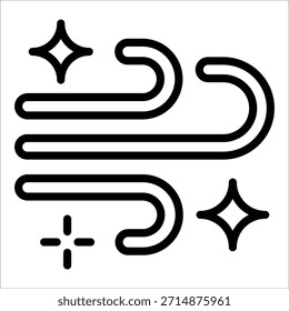 Clean Air Icon Element For Design