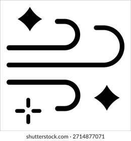 Clean Air Icon Element For Design