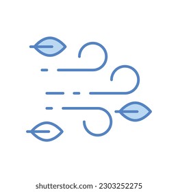 Clean Air icon vector stock illustration.