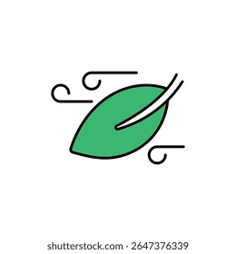 Ilustração do estoque do vetor do ícone do ar limpo