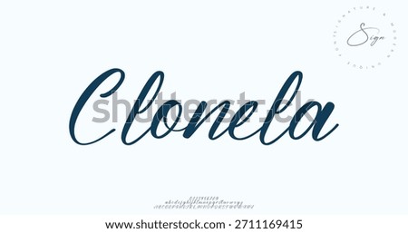 A clean and airy cursive font with refined elegance and graceful motion.