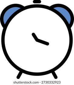 Limpe o despertador analógico no plano de fundo