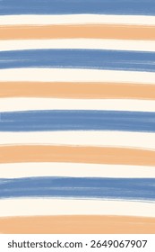 A clean and artistic composition lines featuring horizontal brush strokes in navy blue and beige on a light background. 