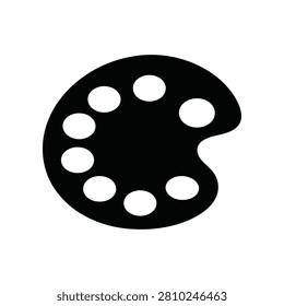 A clean artist's palette a symbol for creativity and design. Essential for artistic endeavors and concept visualization.