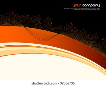 Clean Autumn Design - Vector Background