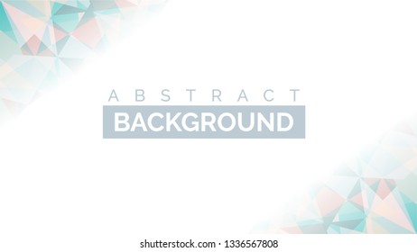 Clean background for abstract style.